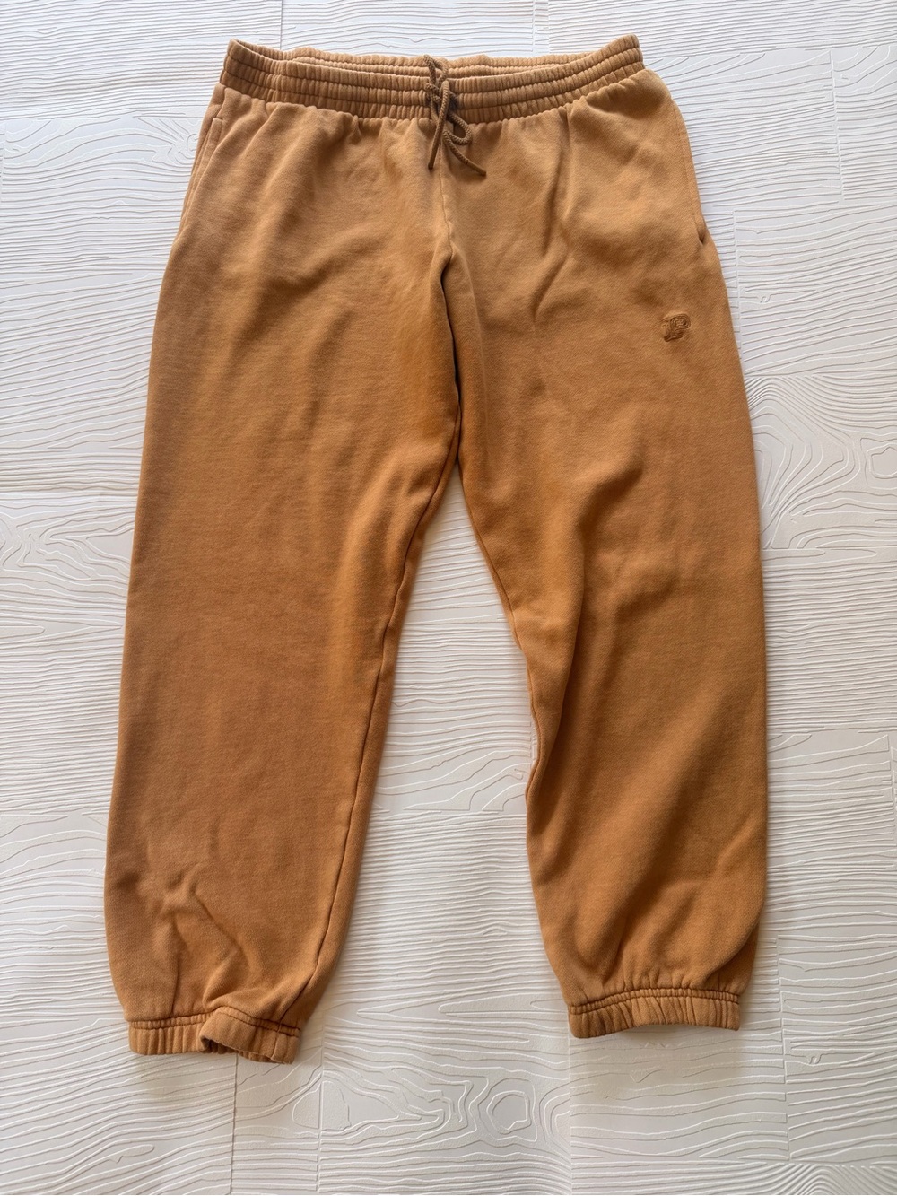 Women’s PINK Victoria's Secret Tan Sweatpants with Drawstring